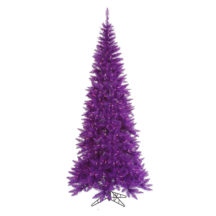 Vickerman Ashley Spruce 10' Purple Pine Artificial Christmas Tree with